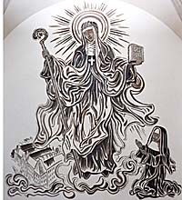 Hildegard von Bingen als Namensgeberin für das St. Hildegardis Krankenhaus Hildegard von Bingen als Namensgeberin für das St. Hildegardis Krankenhaus