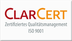 Logo ClarCert Zertifiziertes Qualitätsmanagement