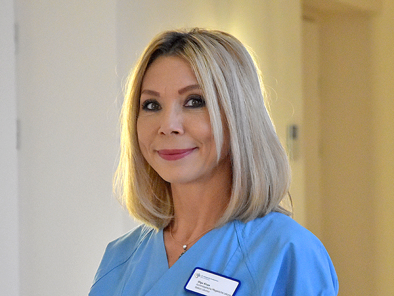 Olga Kirpa, Pflegerische Leitung Station Liborius St. Hildegardis Krankenhaus