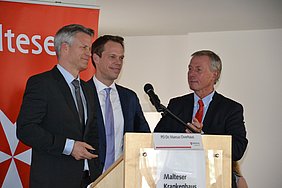 Einführung der neuen Chefärzte Dr. Marcus Overhaus und Prof. Peter Pennekamp im St. Hildegardis Krankenhaus Einführung der neuen chirurgischen Chefärzte Dr. Marcus Overhaus und Prof. Peter Pennekamp im St. Hildegardis Krankenhaus