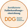 Siegel DDG Zertifizierte Fußbehandlungseinrichtung