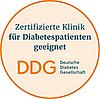 Siegel DDG Klinik für Diabetespatienten geeignet